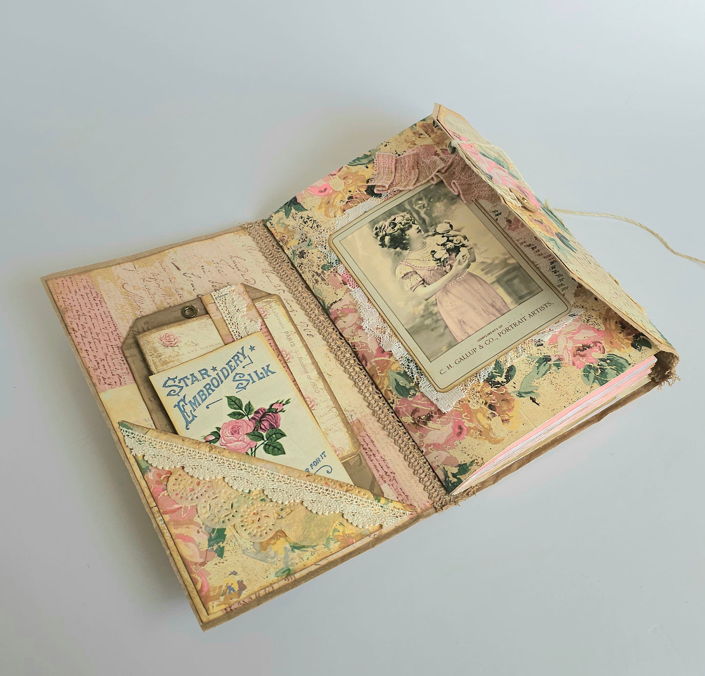 Antique Floral Journal