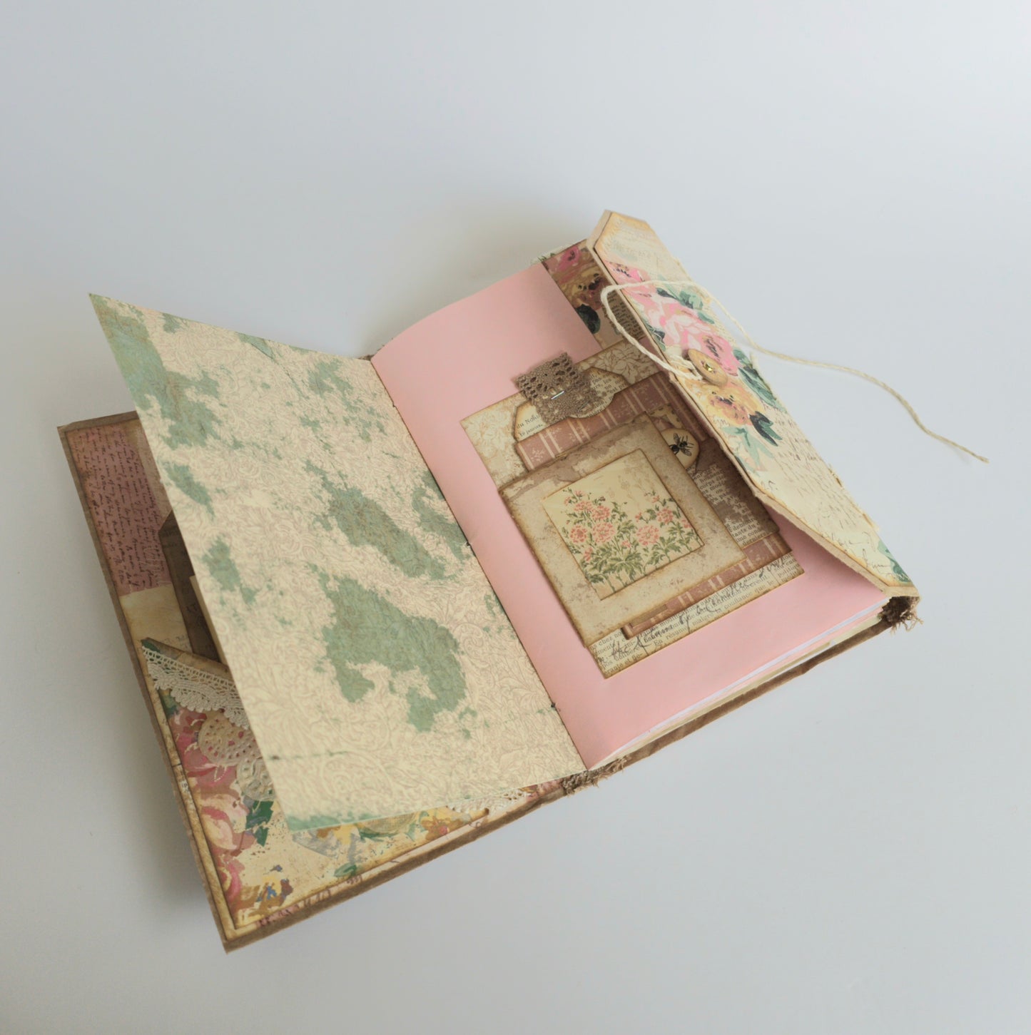 Antique Floral Journal