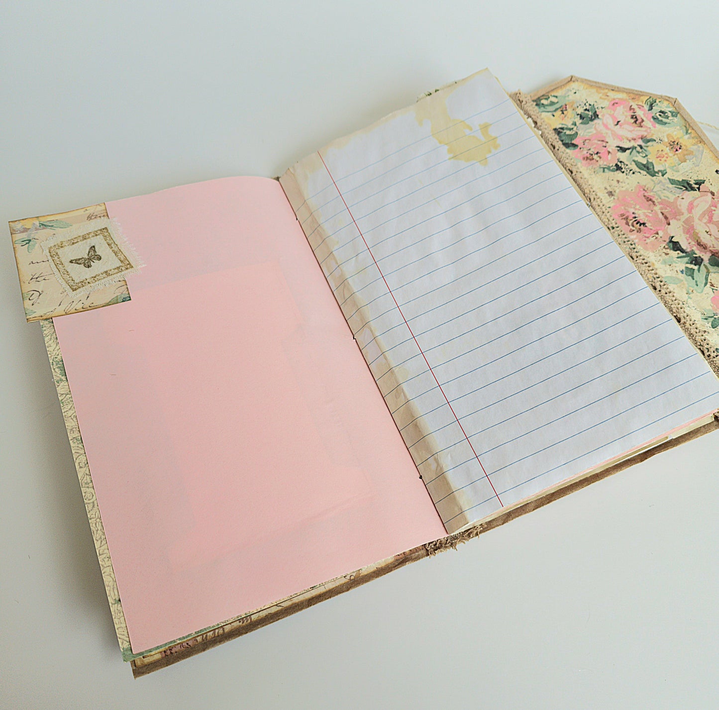 Antique Floral Journal