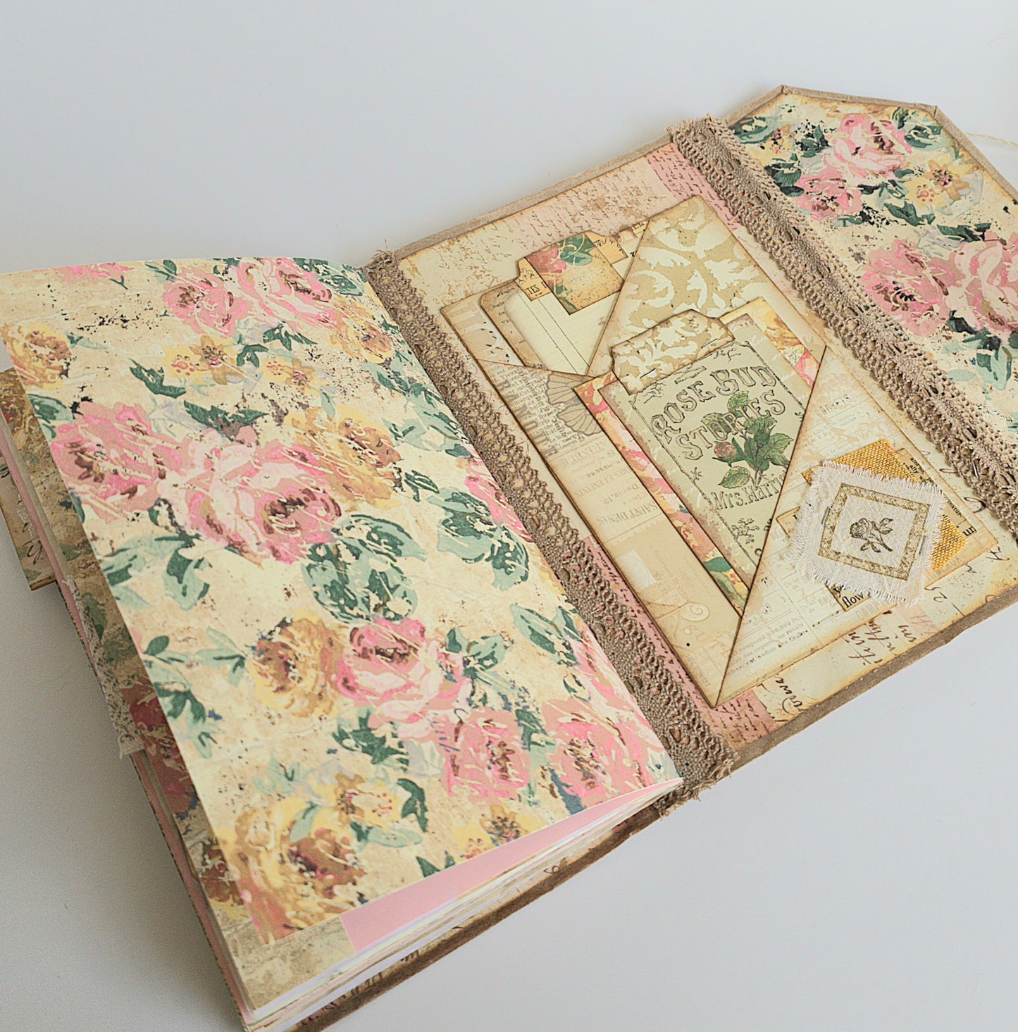Antique Floral Journal